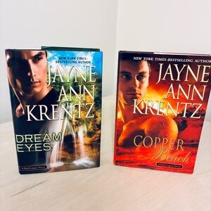 Jayne Ann Krentz Dark Legacy Lot Dream Eyes Copper Beach Hardcover Suspense Set